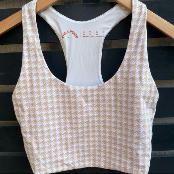 The Upside Houndstooth Margot Crop Top | Size 4 - Picture 9 of 9